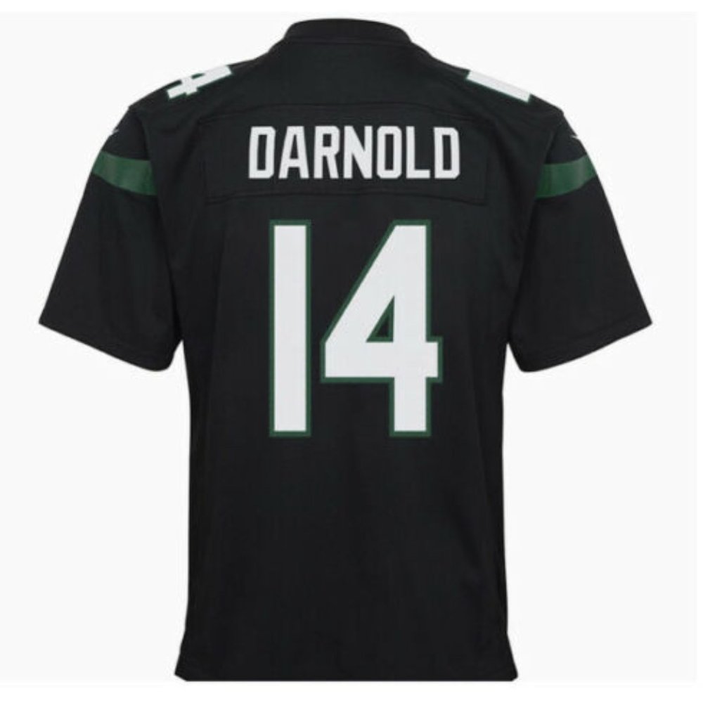 NWT Nike New York Jets Youth NFL Sam Darnold Game Jersey Black Sz L